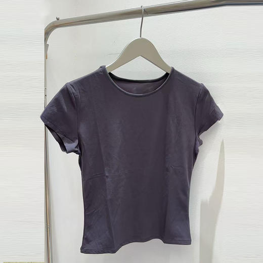 哈瓦塔春夏新款速干修身短袖运动短T恤H350101 商品图9