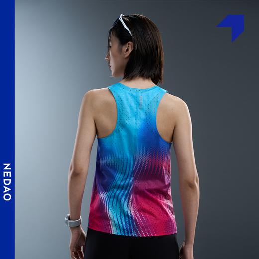 NEDAO内道一片式排汗透气马拉松跑步新款女灿影风洞背心 商品图4