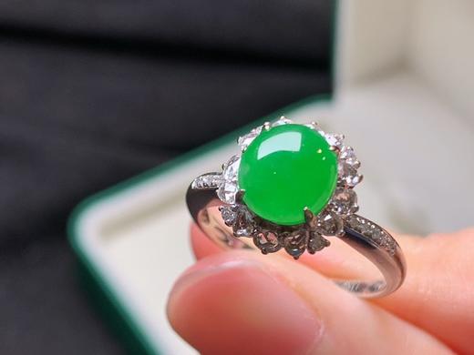 蛋面翡翠戒指 商品图1