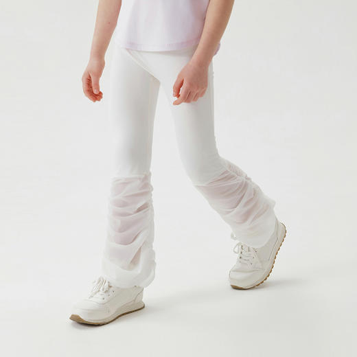 【凉感防晒】马克珍妮女童网纱拼接瑜伽裤儿童裤子春夏新款550619 商品图1