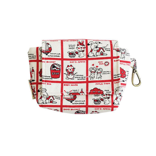 HUJI祤集翻盖收纳包插画小动物 商品图1