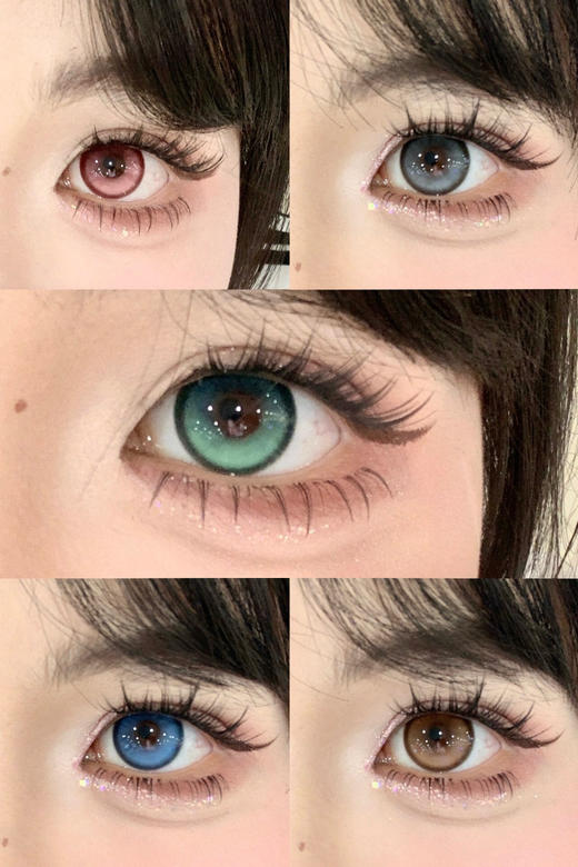 【半年抛】新品lolilook马卡龙色系列高光款 大直径14.5 一副拍2片 商品图0