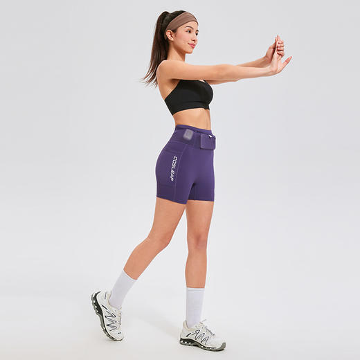 紧身三分裤运动健身户外高弹多口袋防震马拉松春夏外穿夏季速干 商品图4