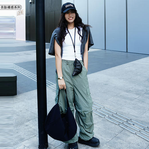 哈瓦塔春夏新款速干修身短袖运动短T恤H350101 商品图3