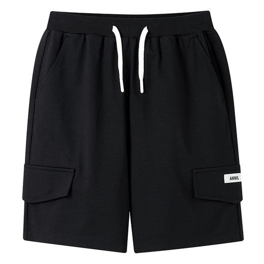 【凉感】【工装风】男童SORONA针织中裤夏季新款安奈儿童装EB526067 商品图9