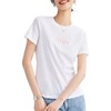 【自】全新升级【铂金会员100/天猫129/差价29】(04906) 洛诗琳弹力白t恤女罗纹短袖衣服绝美上衣内搭打底正肩半袖 商品缩略图4