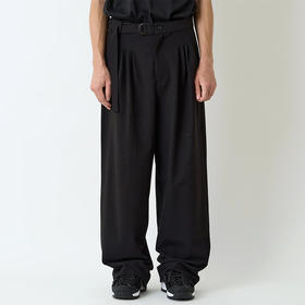 White Mountaineering 白山 4 TUCK WIDE PANTS 宽松休闲锥形裤
