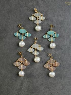 SpoiledBrat Jewelry玛瑙原石耳环