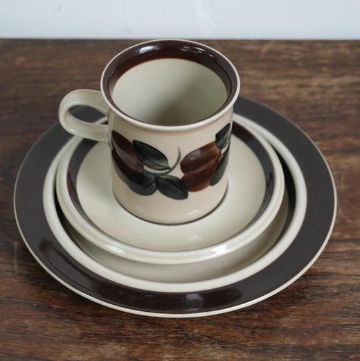 芬兰Arabia Ruija咖啡杯碟 瘦高三件套 商品图2