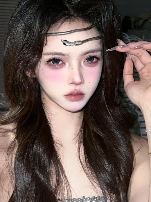 【大直径半年抛】MIMIPARK-碎金系列-星朗碎金蓝/石榴碎金棕-14.5mm【半年抛 0-800度 无525/575】 商品图2