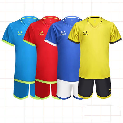 路克士儿童足球服套装673 商品图0