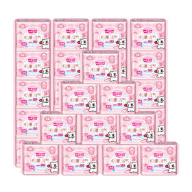30QSD8314（包装）七度空间少女极薄小狗180mm30包组套（线条小狗）