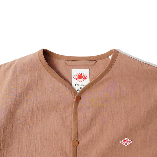 DANTON MUG_COLLARLESS JACKET 女装水洗棉无领夹克外套 商品图1