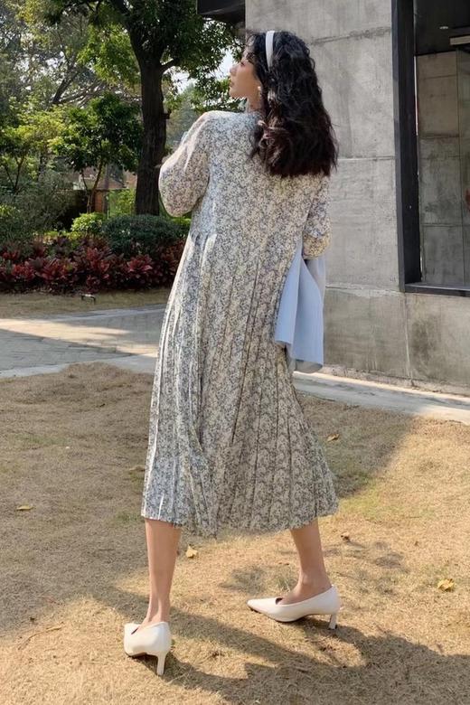 L.Fleuri 碎花压褶连衣裙 11734 商品图2