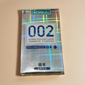 冈本聚氨酯避孕套-0.02超润滑 6片/盒