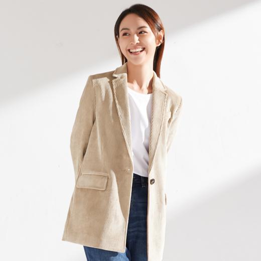 IN AND ON 灯芯绒宽松休闲西装 20646 商品图1