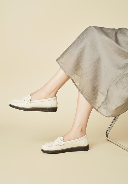 心选丨【春夏必备】真皮软底简约舒适单鞋脚感满分 商品图1