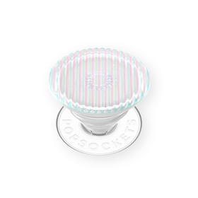 【太空梦游记】信号波动 POPGRIP泡泡骚手机粘贴式气囊支架 透明 条纹