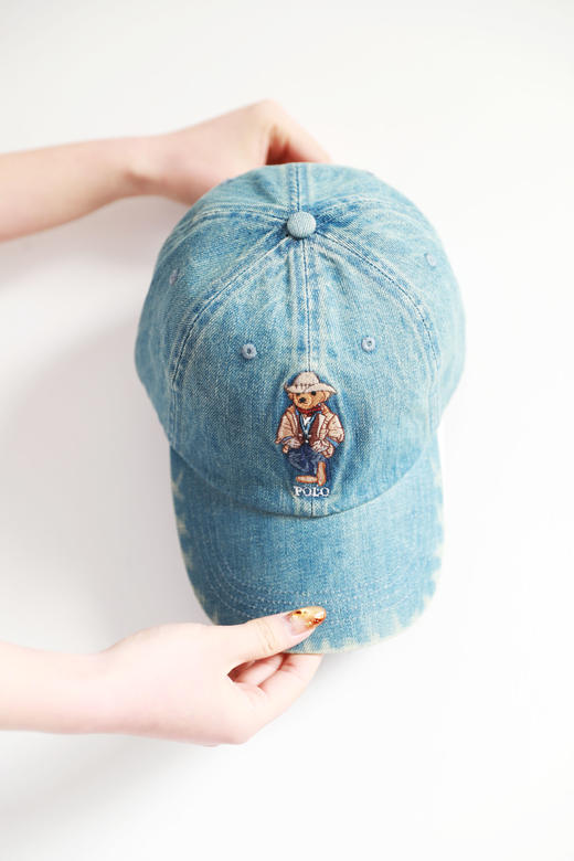 真的巨好看，立马气质不一样了。丹宁复古小标刺绣棒球帽C021768 商品图13