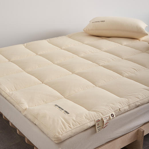 【A类5CM全棉大豆床垫】a类全棉大豆床垫透气保暖原棉床褥垫5cm加厚床垫子 商品图5