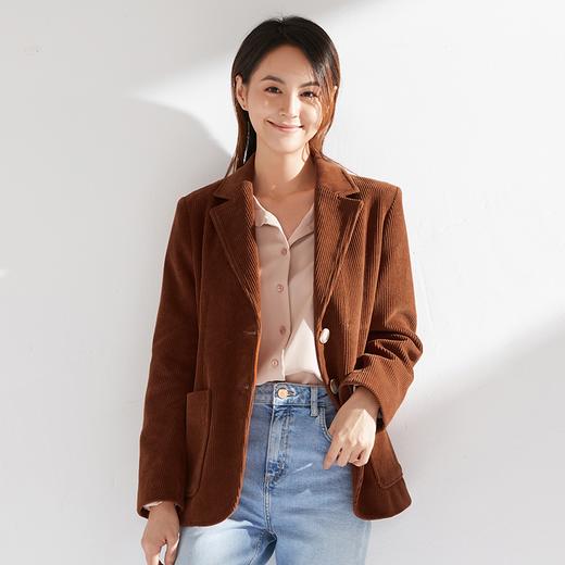 IN AND ON 纯棉灯芯绒休闲西装 20548 商品图1