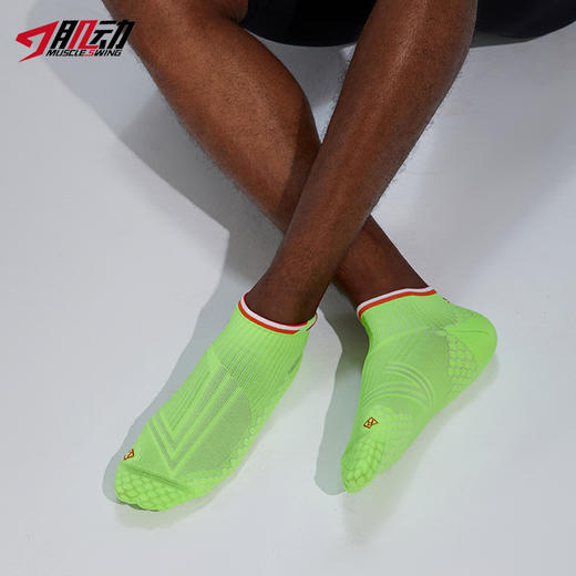 501肌动劲速PB精英跑步袜男女专业短筒马拉松袜岑万江同款薄款运动袜 商品图4