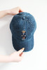 真的巨好看，立马气质不一样了。丹宁复古小标刺绣棒球帽C021768 商品缩略图14