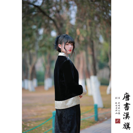 【福韵相连】非遗宋锦|新中式外套黑金桑蚕丝提花盘扣夹棉国风棉衣复古气质早春新品 商品图5