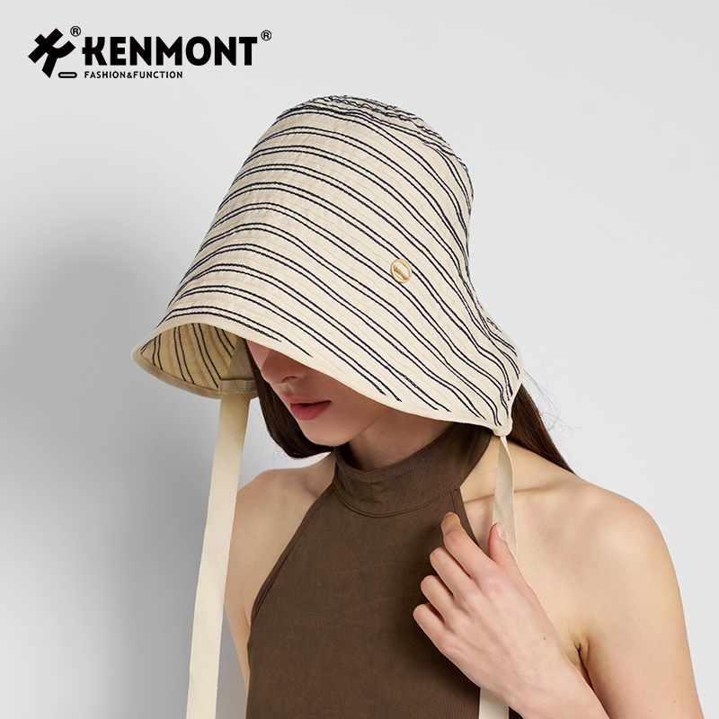 卡蒙大檐防晒帽大头围全脸遮阳帽轻量钟型帽显脸小KM-6214