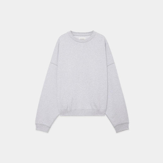 Markaware HUGE SWEAT SHORT经典款超长绒面双层编织宽松短款卫衣 商品图4