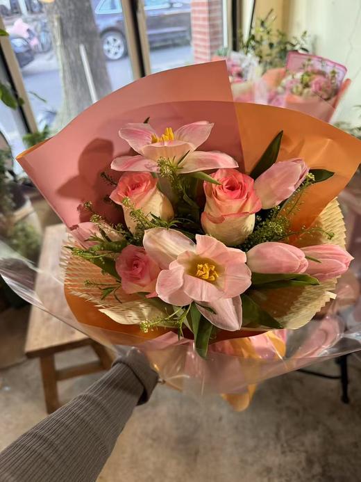 粉色系混搭花束 商品图1