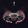 学古|杜若茶托 中式复古纯锡制品茗收藏把玩茶杯托 6只装 商品缩略图0