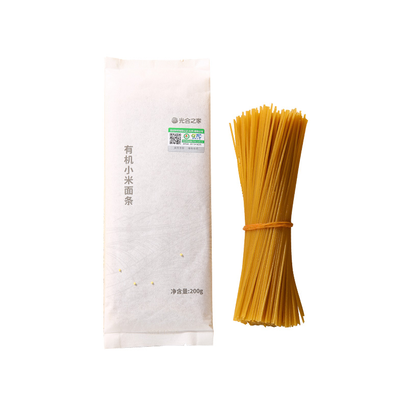 有机小米面条小米米线  可免煮速食面200g/袋【京东快递送货上门】