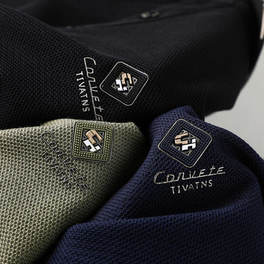 【DG】大依优型大码翻领短袖Polo衫加肥加大休闲体恤男夏季薄款棉质汗衫胖子宽松上衣男士 商品图3