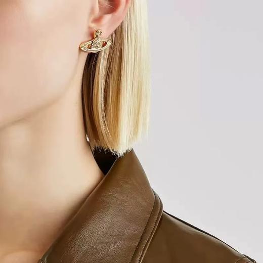 Vivienne Westwood西太后新款耳钉薇薇安经典款 多规格洋气土星耳钉/爱心项链高级感BF 商品图3