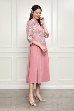 ELLA JADE 改良旗袍式连衣裙 11871