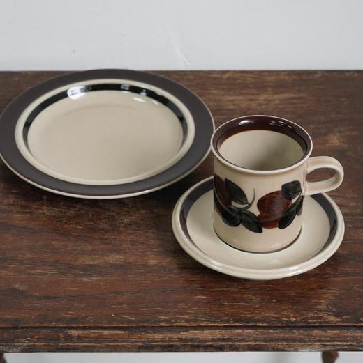 芬兰Arabia Ruija咖啡杯碟 瘦高三件套 商品图1