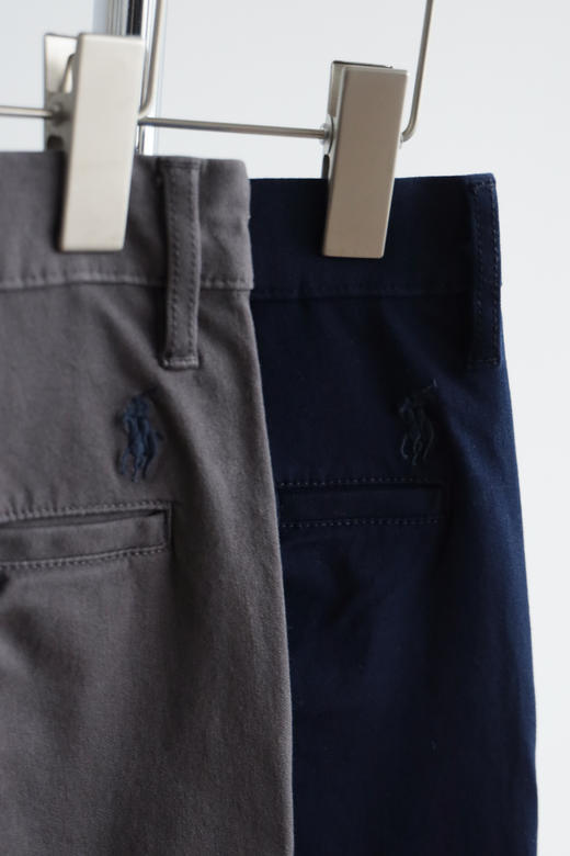 R.L 春季新款 弹力水洗斜纹小直筒休闲长裤 XXK182 商品图4