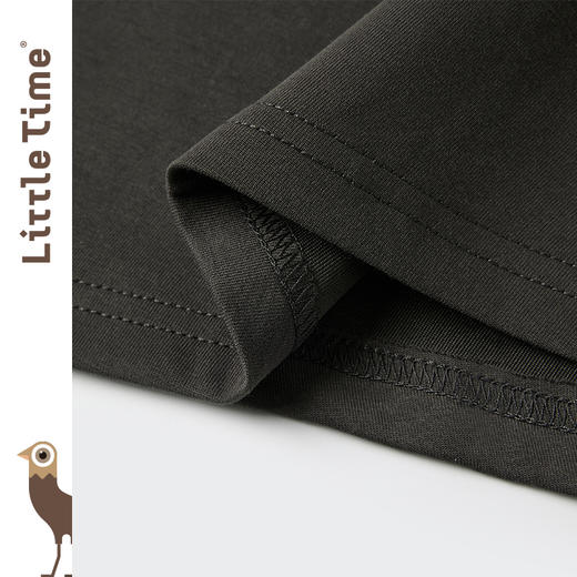 Little time女童背心连衣裙2025春夏新款儿童气质抽绳垂感针织裙 商品图2