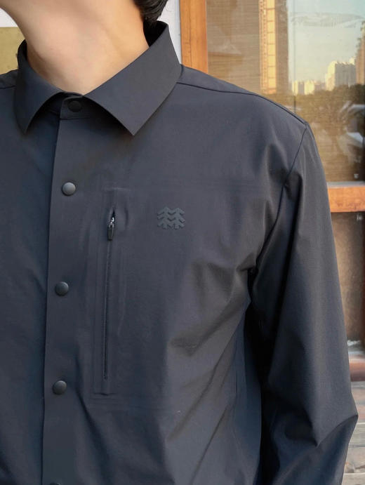 218-5 孤品清 无退换 两棵树 男士商务休闲衬衫 老朱176/146穿XL 商品图0