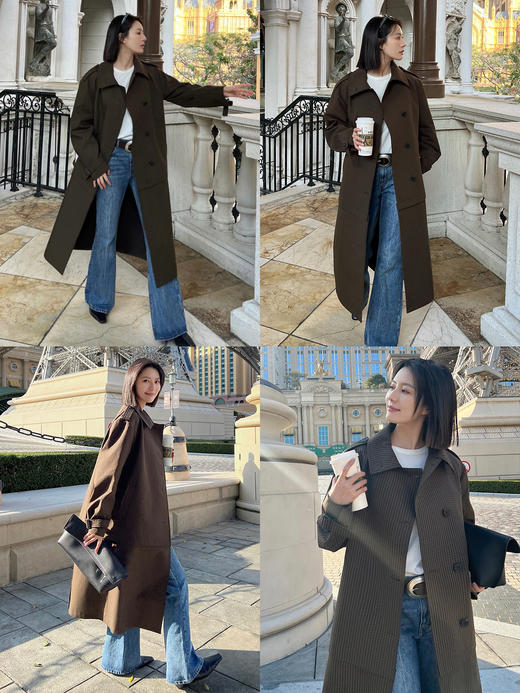 HIDEMI 都市单宁系列多重水洗猫须做旧牛仔蓝喇叭牛仔裤纯棉微喇女 商品图2