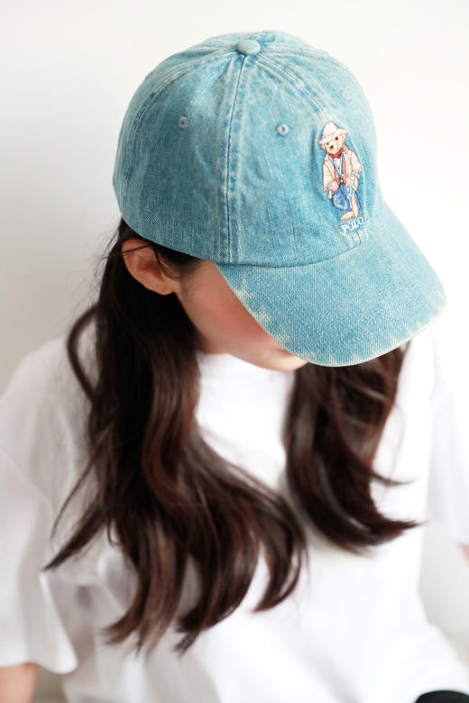 真的巨好看，立马气质不一样了。丹宁复古小标刺绣棒球帽C021768 商品图9