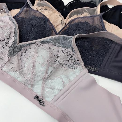 【曼妮FEN同款兔耳朵文胸】新年买一送一 免耳朵文胸，真的太适合夏天啦!独家新品!!大胸显小内衣来了~夏季薄款超好看~兔耳朵文胸，水晶杯内衣超薄款!无钢圈聚拢无痕 超美睫毛蕾丝 商品图3