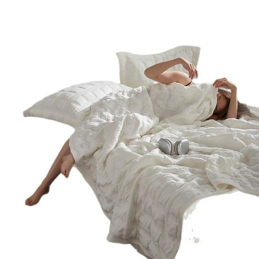 【A类全棉泡芙夏凉被】全棉贴身亲肤吸汗透气泡芙夏被提花泡芙夏凉被空调被A类 商品图5