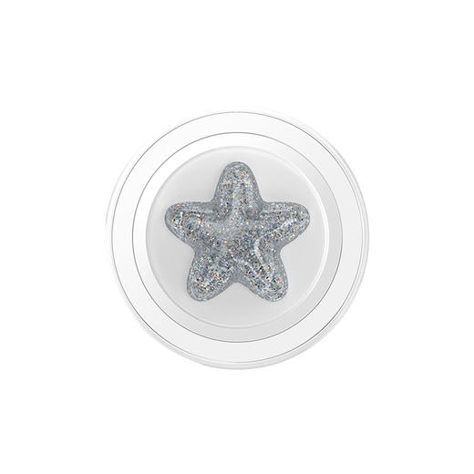 【太空梦游记】心灵彗星·MagSafe圆啪嗒 MAGSAFE磁吸手机气囊支架 Round圆啪嗒系列 银色 日月星 商品图1