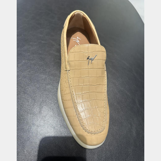 Giuseppe Zanotti 男士金属签名徽标乐福鞋 黄色 EU40040004 商品图0