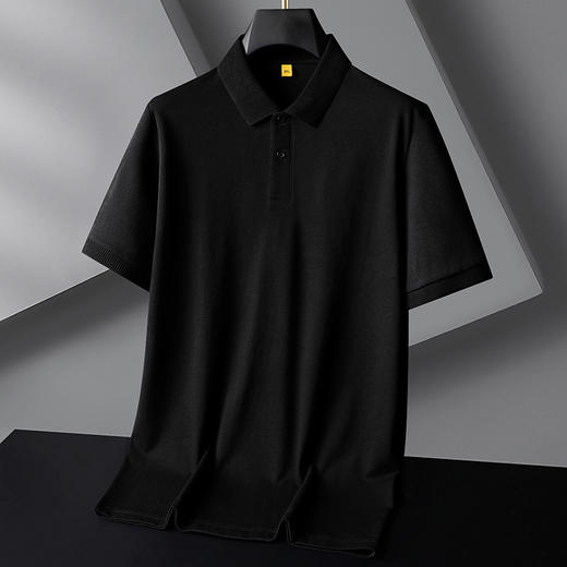 【棉质】【DG】大依优型大码短袖polo衫棉质男大码简约纯色汗衫肥佬夏装休闲半袖胖子男士上衣 商品图9