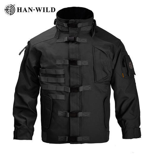 【硬核+机车风 酷帅设计 防泼耐磨多装载】马克mark1代特工战术夹克机车外套ds（hy） 商品图2