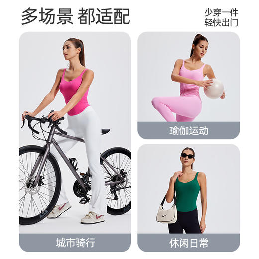 【2025上新】运动背心（固定棉杯）美背瑜伽健身户外紧身透气跑步免穿内衣弹力 商品图3