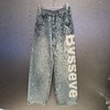 B印字母阔腿牛仔裤春季011801032141 商品缩略图3